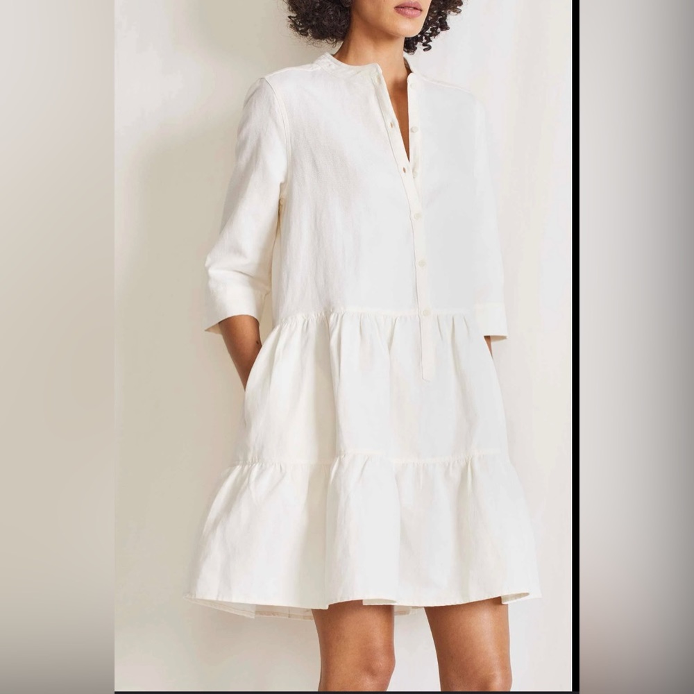 Apiece Apart White Mini Dress